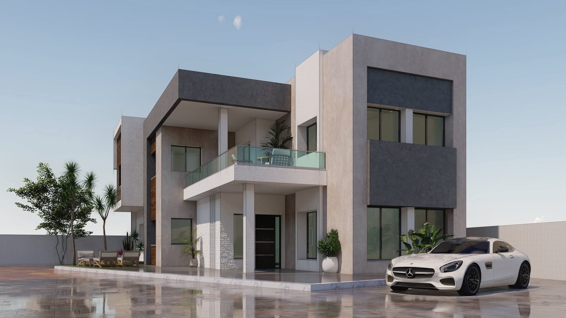 Conception Architecturale Duplex Contemporain
